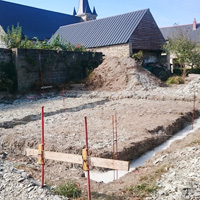 Terrassement terrain contruction