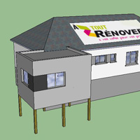 Plan 3D extension sur-mesure