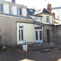 Chantier maison individuelle extension